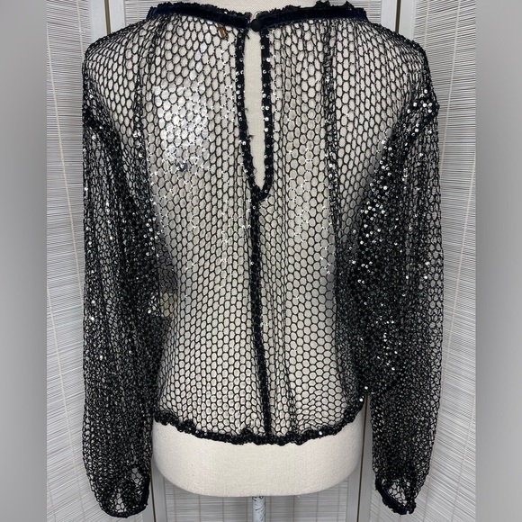 Free People Sparks Fly Top Black Size M New with Tags - Picture 3 of 7